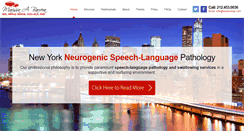 Desktop Screenshot of nyneuroslp.com